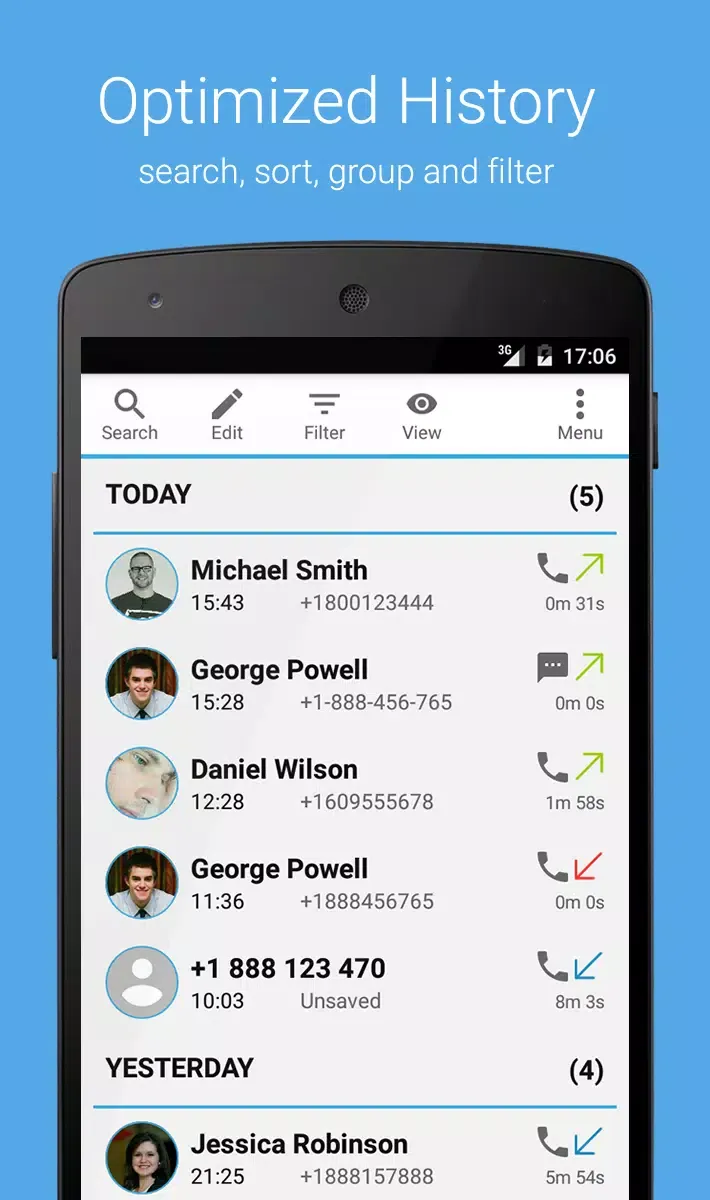 Screenshot Call Log Monitor APK v3.1.1