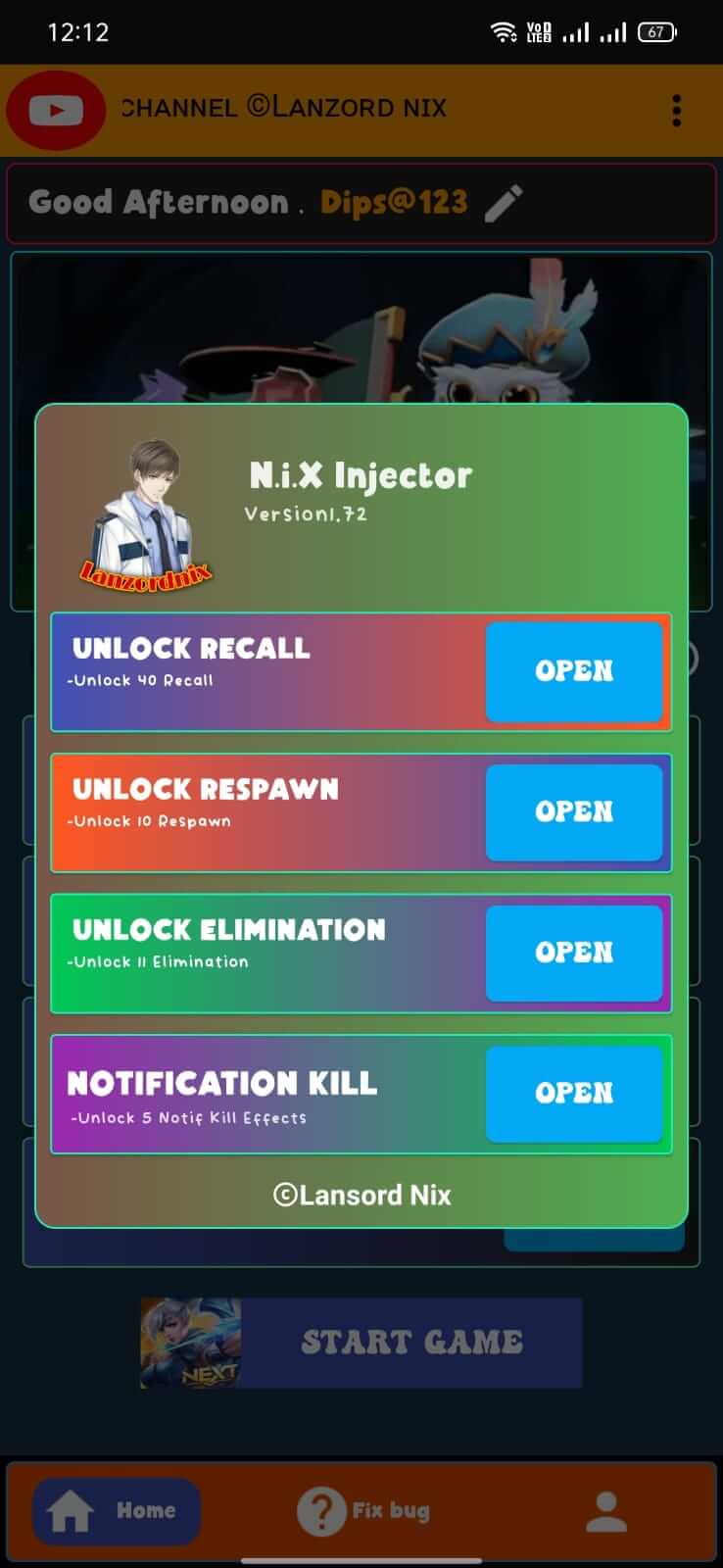 Screenshot NiX Injector APK v2.29 untuk Android