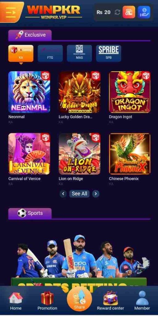 Screenshot WINPKR APK