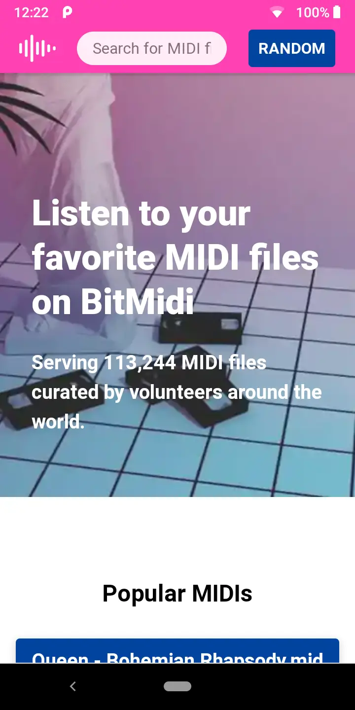 Screenshot BitMidi APK v1 untuk Android