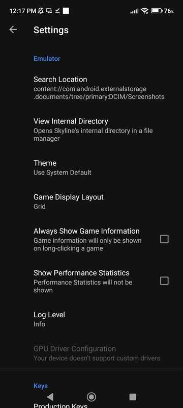 Screenshot Skyline Emulator APK