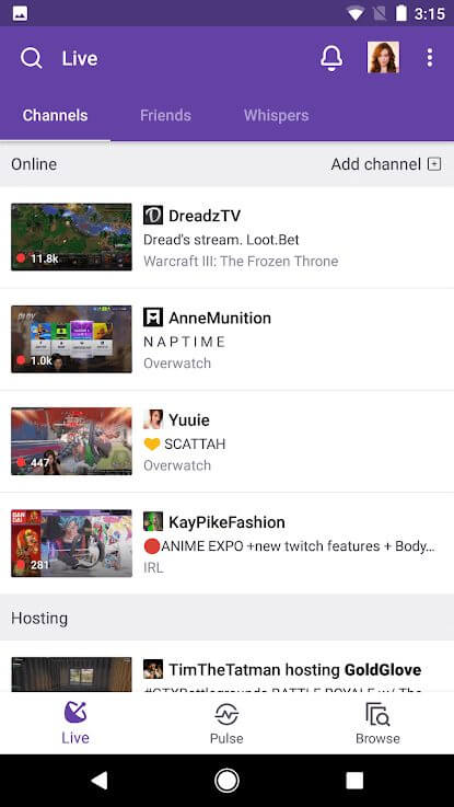 Screenshot Twitch APK v28.4.1_BETA