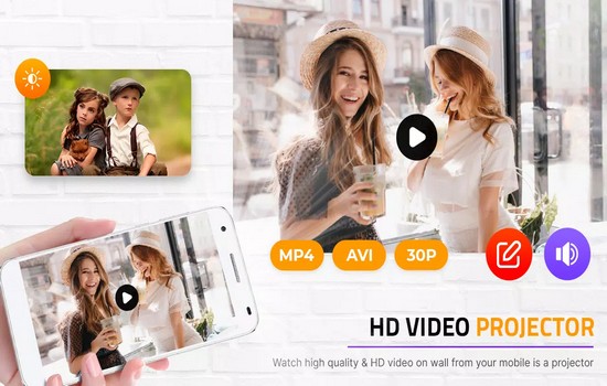Screenshot Flashlight Video Projector APK