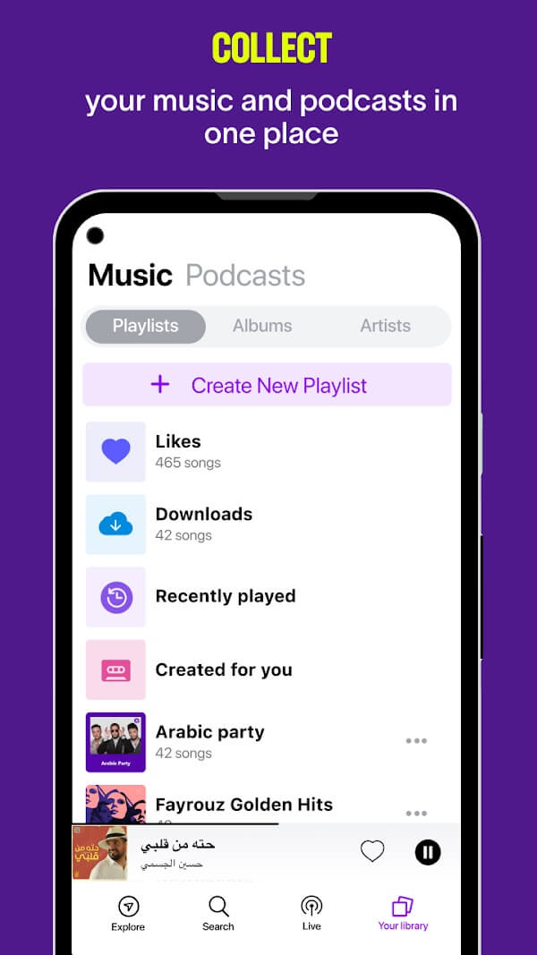 Screenshot Anghami APK