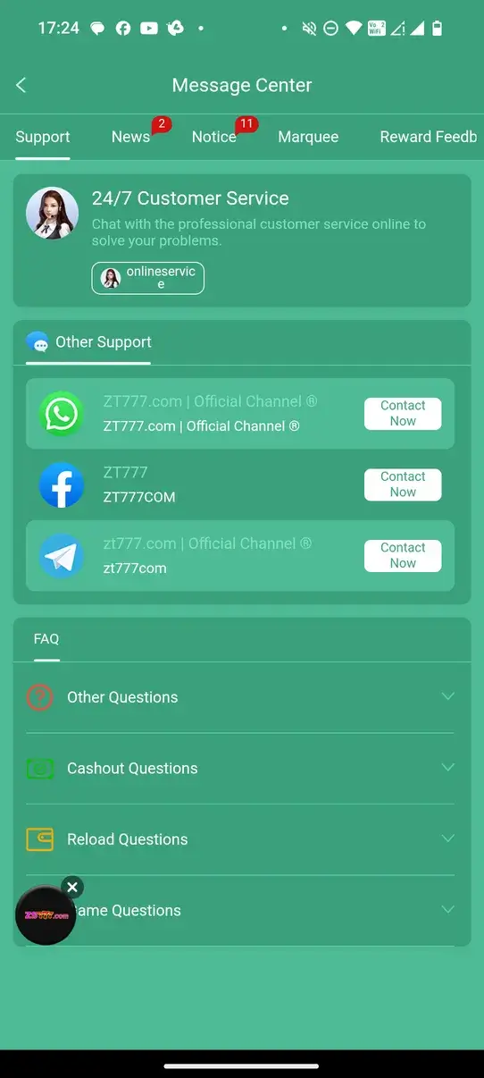 Screenshot ZT777 APK v1.0 untuk Android