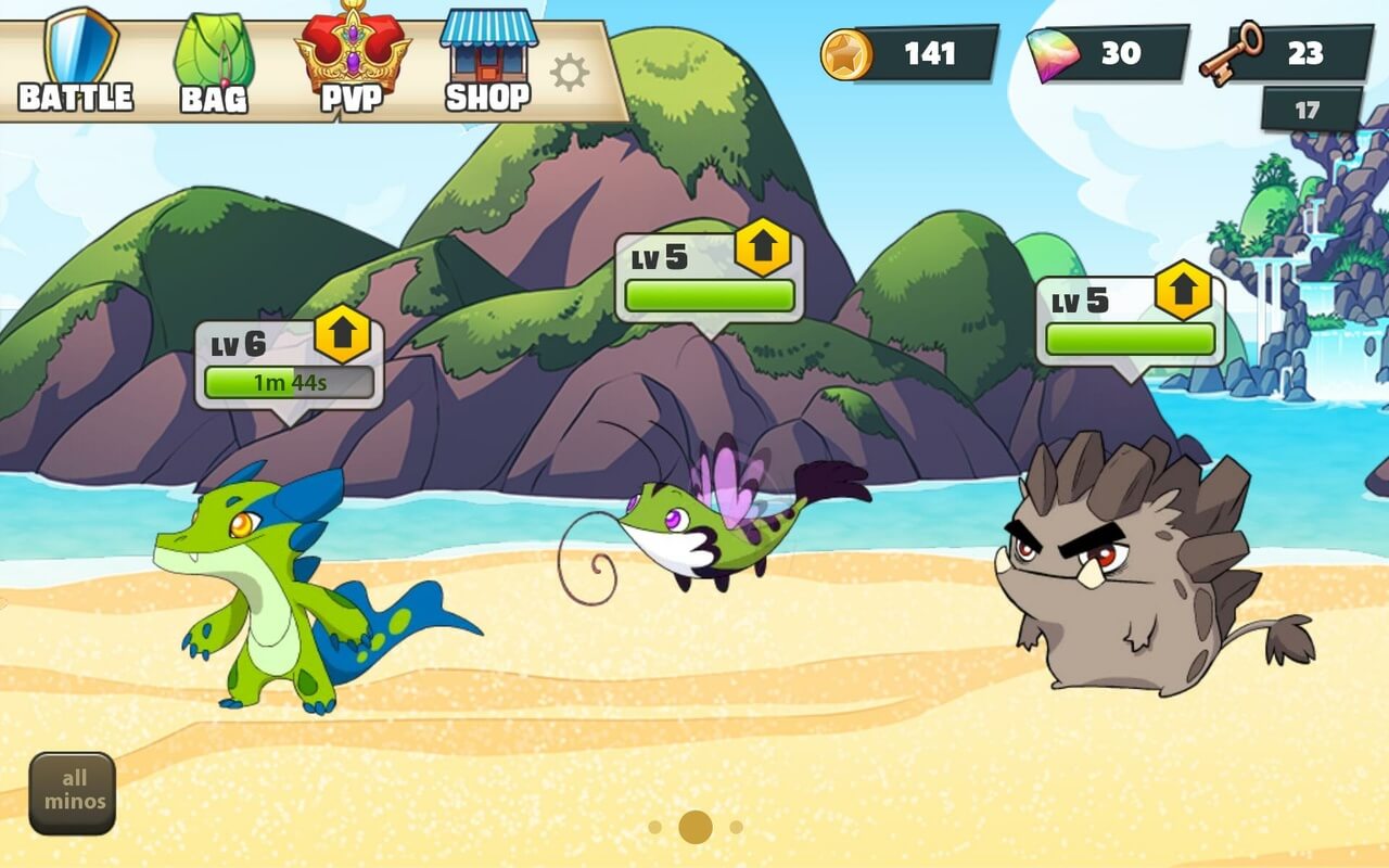 Screenshot Mino Monsters 2 Evolution APK