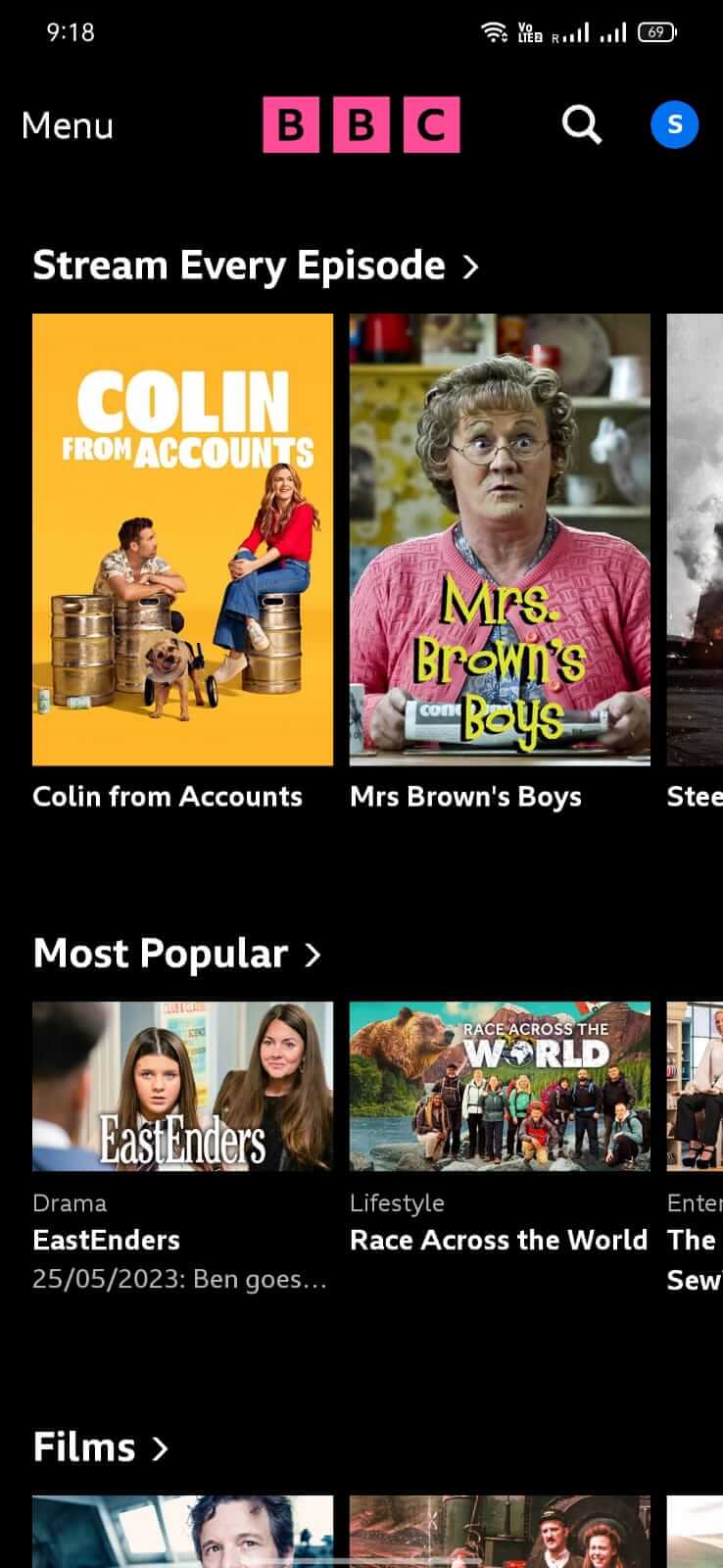 Screenshot BBC iPlayer APK v2.16.1.11115