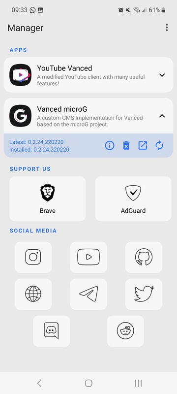 Screenshot MicroG APK