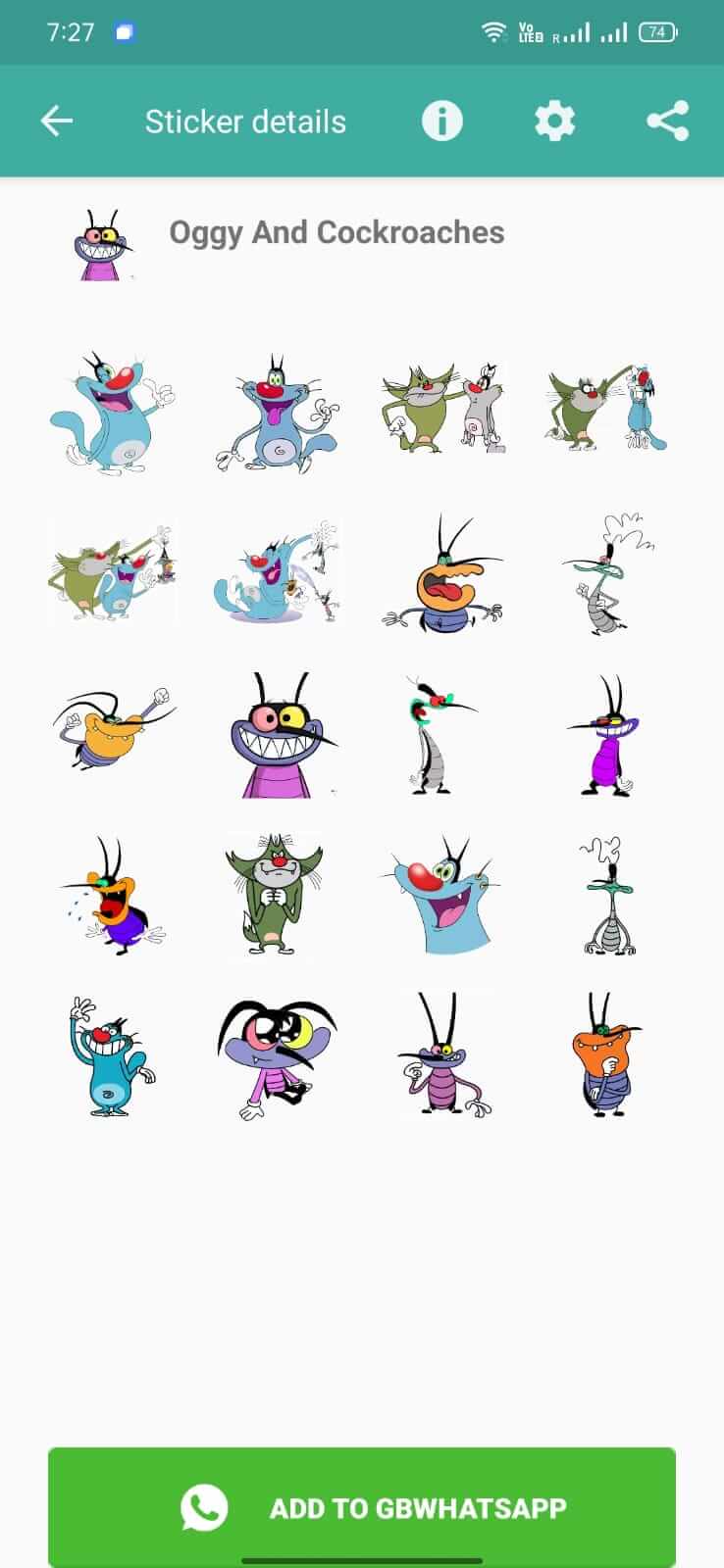 Screenshot GBStickers APK