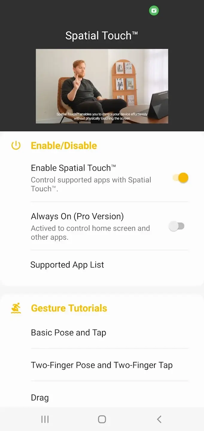 Screenshot Spatial Touch APK