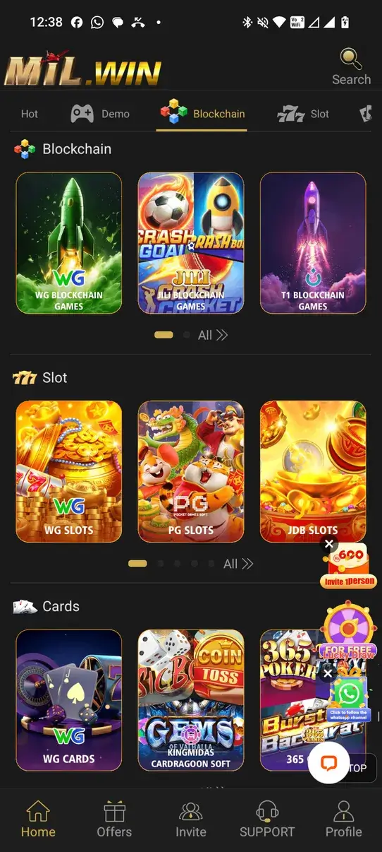 Screenshot Mil Win APK v1.1.17