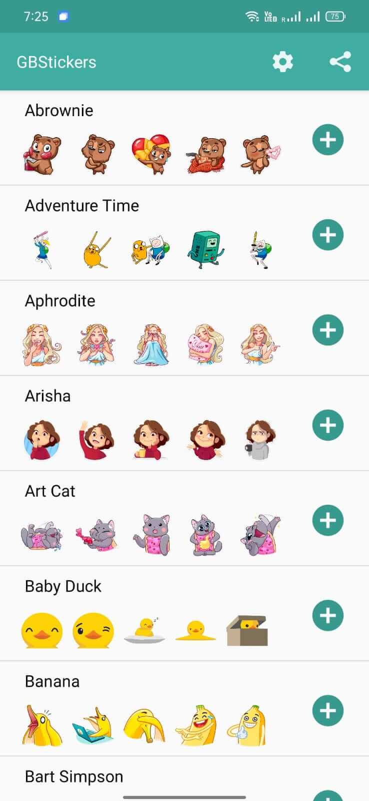 Screenshot GBStickers APK