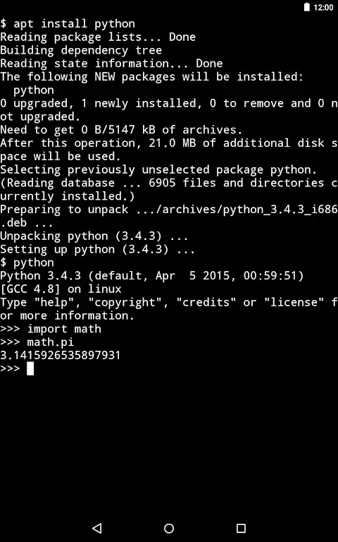 Screenshot Termux APK v0.119.1 untuk Android