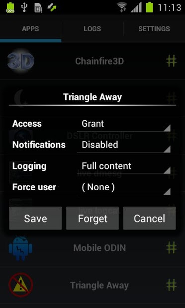 Screenshot SuperSU APK v2.82.1