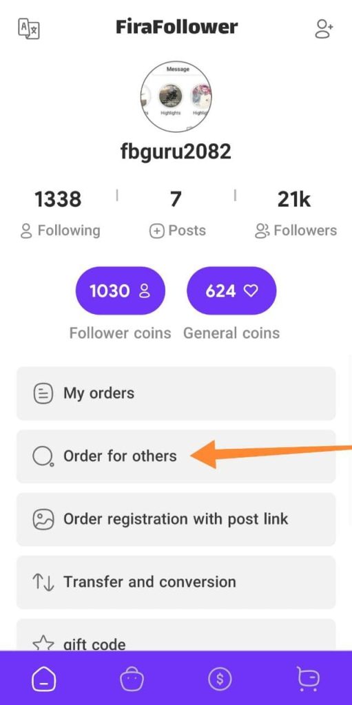Screenshot FiraFollower APK