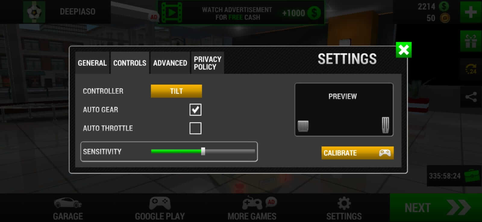 Screenshot Racing Limits APK