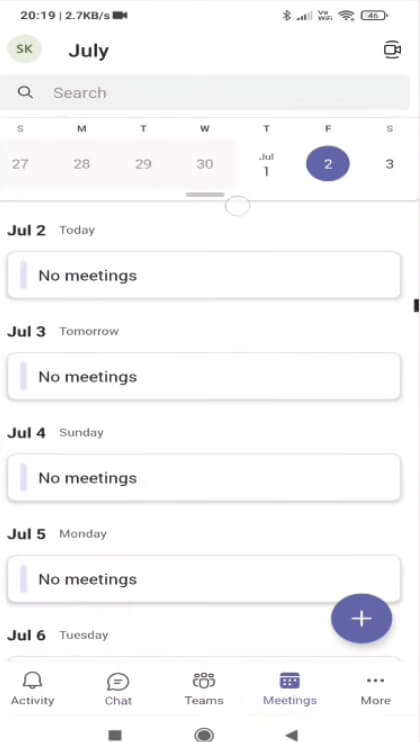 Screenshot Microsoft Teams APK