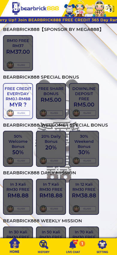 Screenshot Bearbrick888 APK v1.3.0 untuk Android