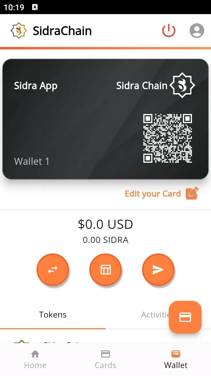Screenshot Sidra Chain APK v15