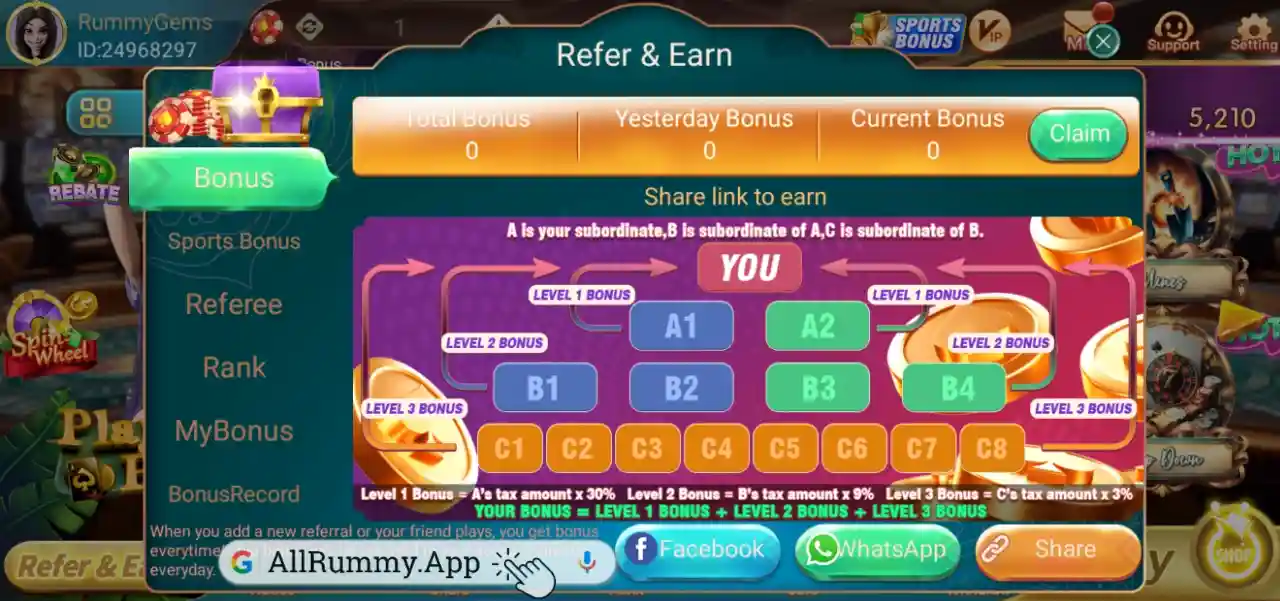 Screenshot Rummy Gems APK