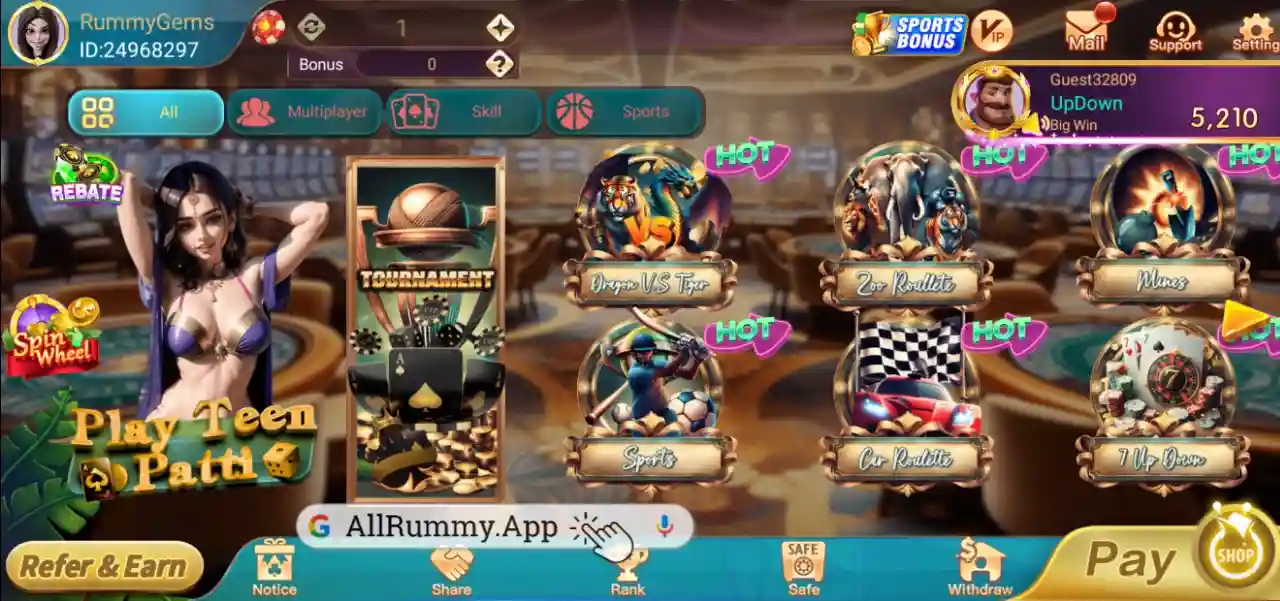 Screenshot Rummy Gems APK