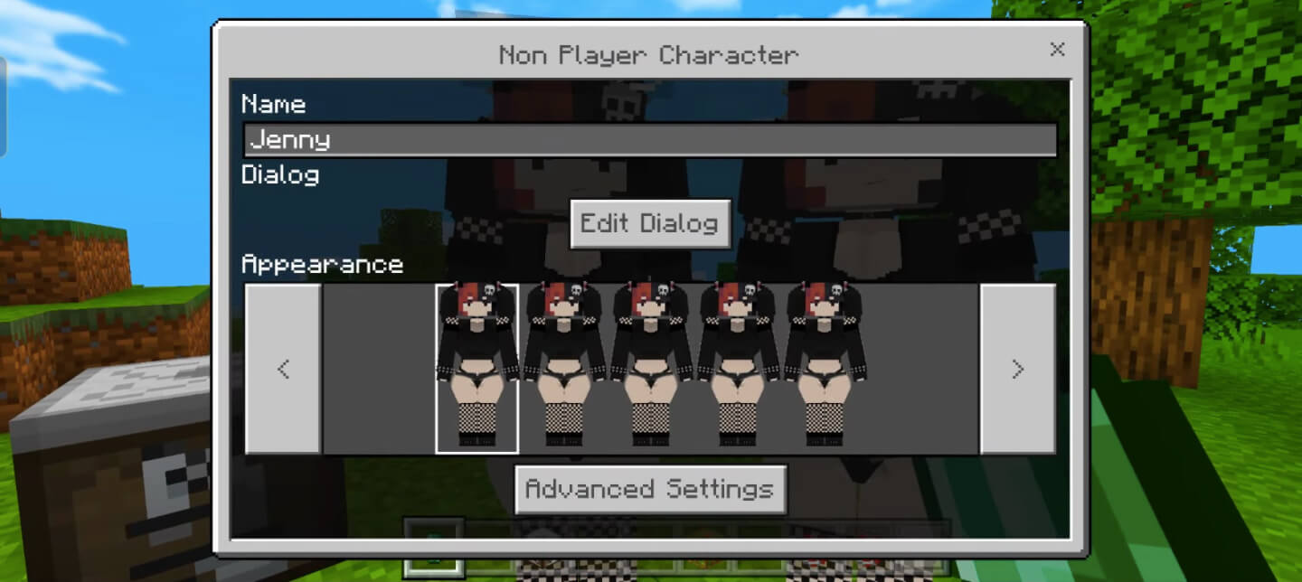 Screenshot Minecraft Jenny APK