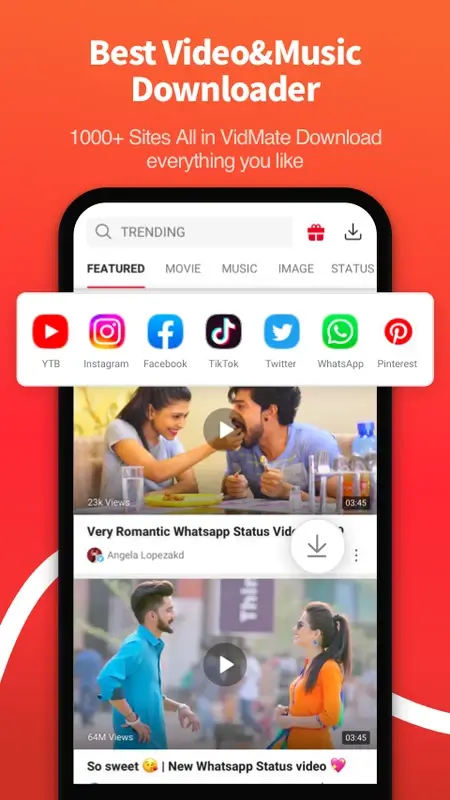 Screenshot VidMate APK v6.0102 untuk Android