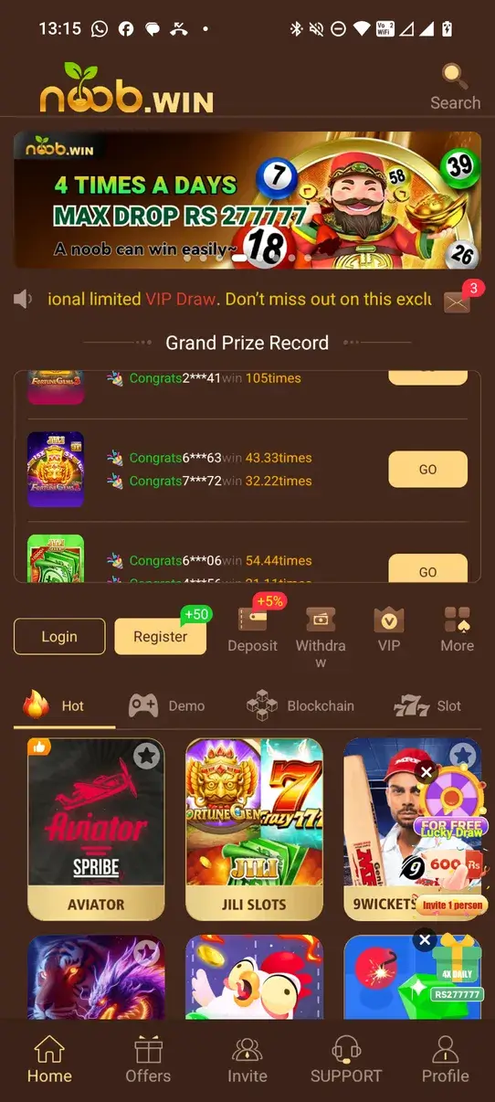 Screenshot Noob Win APK v1.4