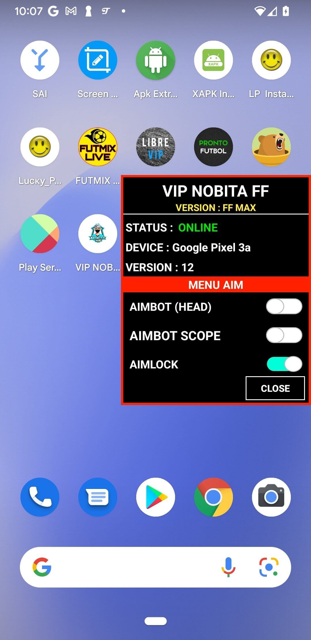 Screenshot Nobita FF APK v1.81