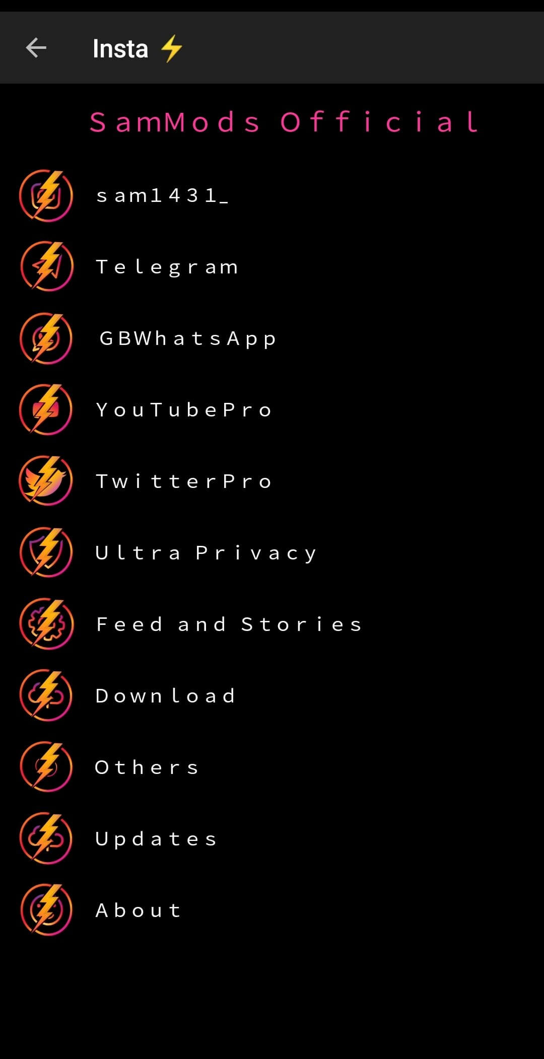 Screenshot Insta Thunder APK