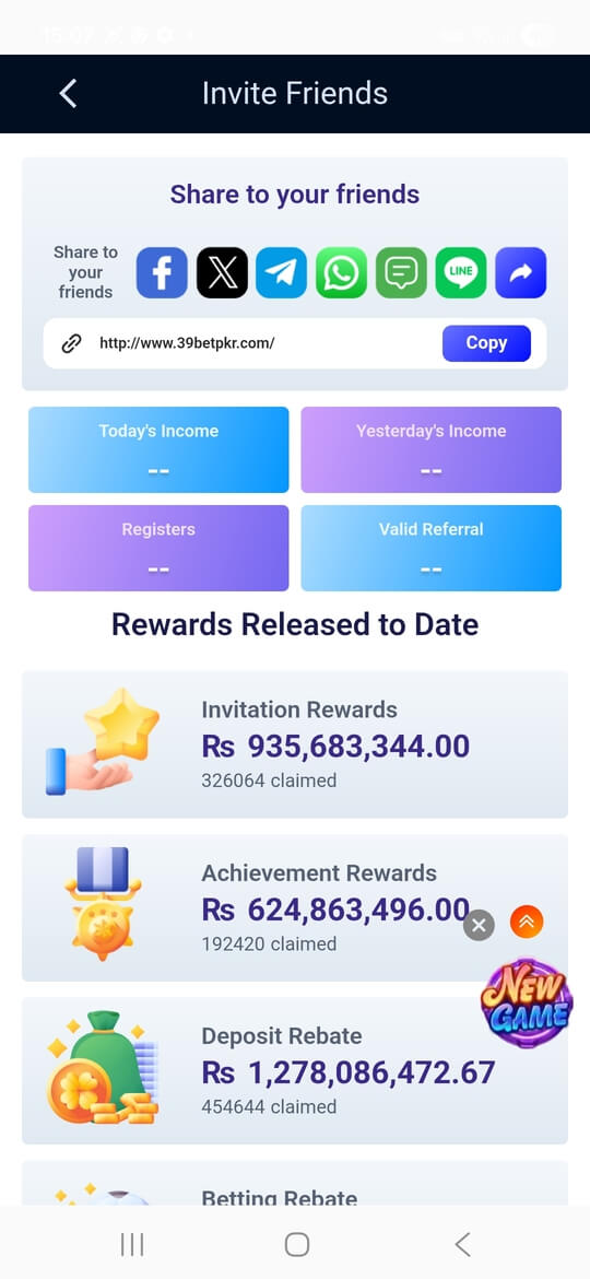 Screenshot BETPKR APK v2.4.52