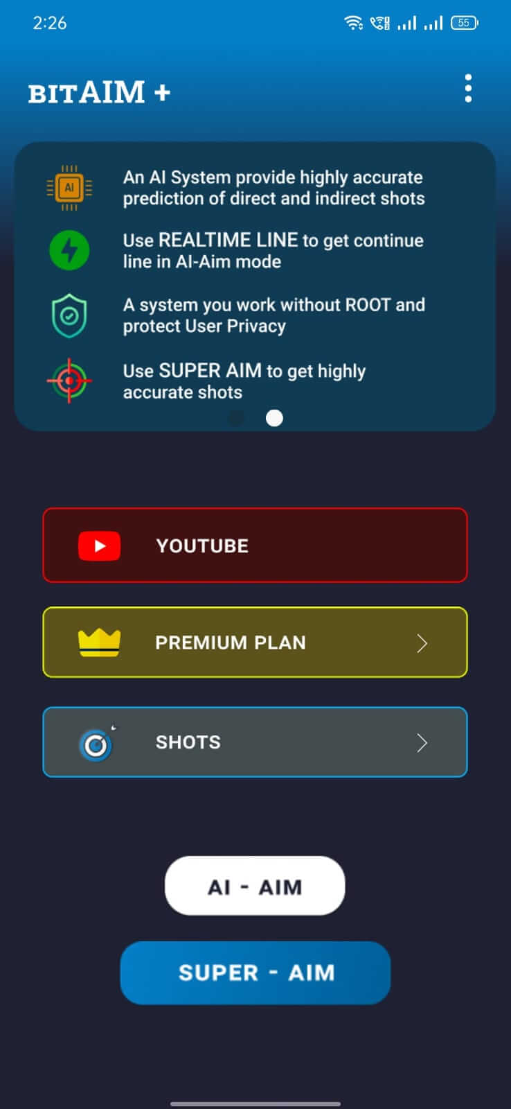 Screenshot bitAIM APK