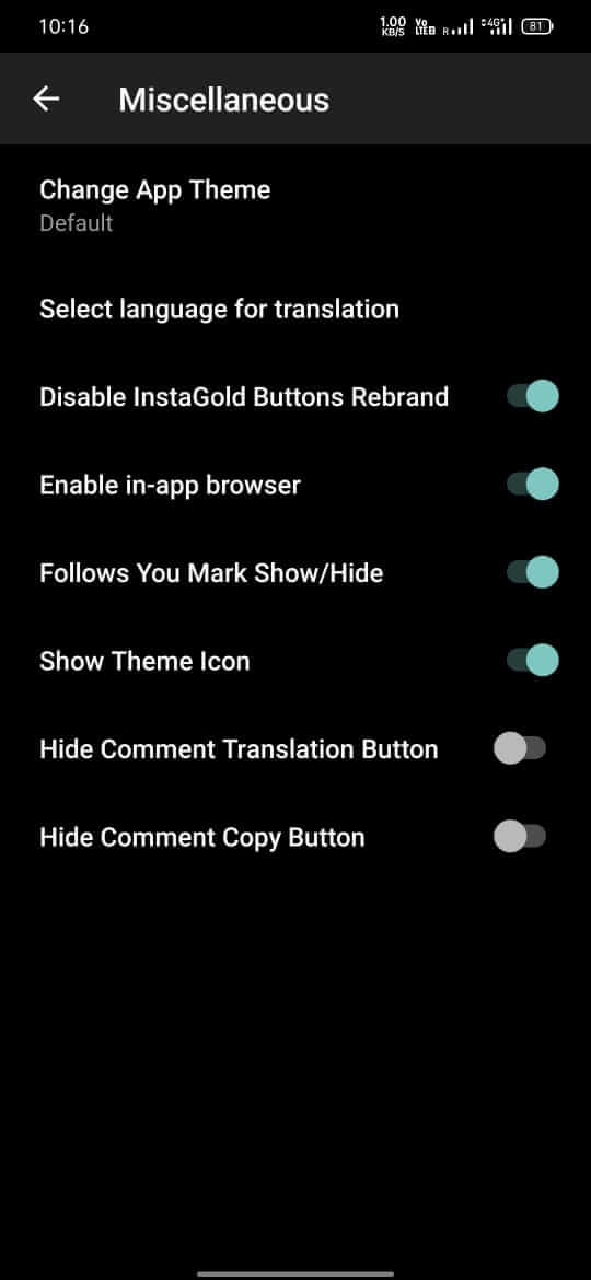 Screenshot Honista APK v12.0 untuk Instagram