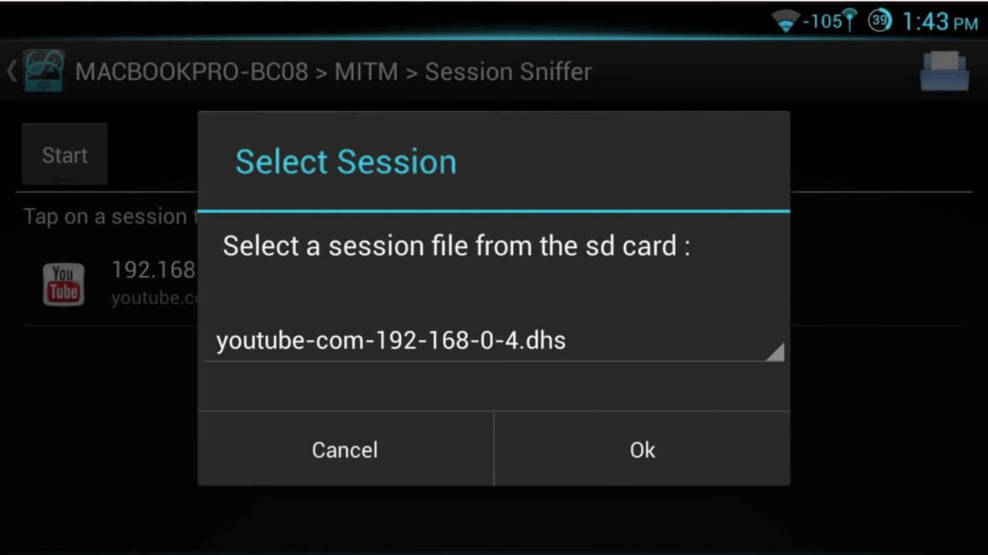 Screenshot dSploit APK