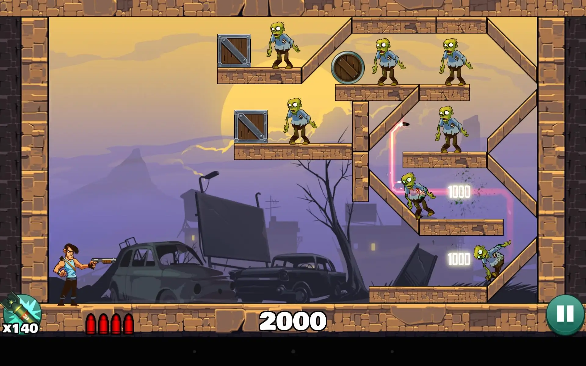 Screenshot Stupid Zombies APK