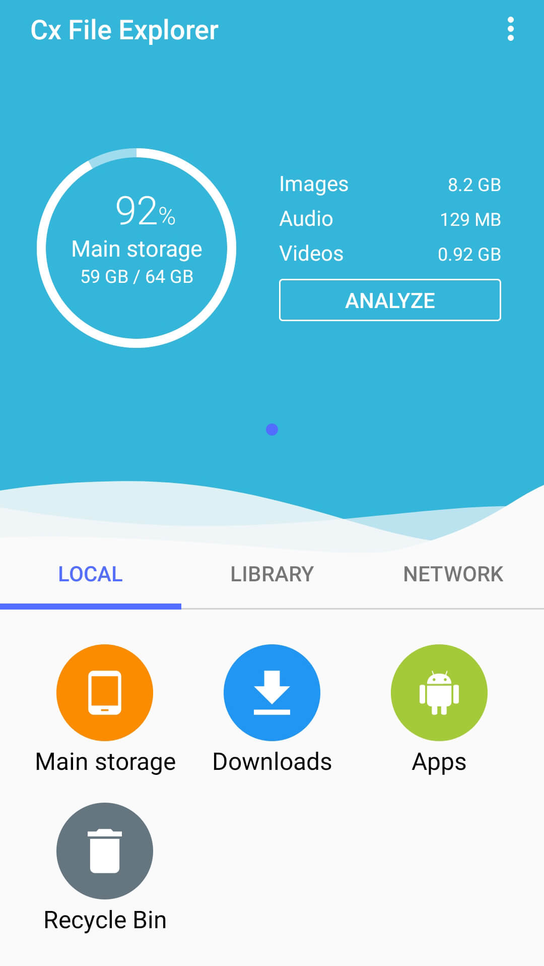 Screenshot CX File Explorer APK v2.7.1