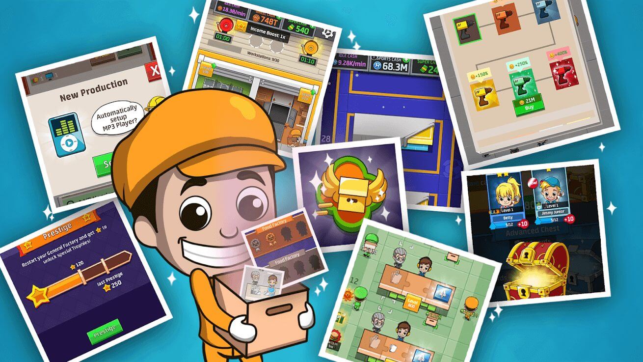 Screenshot Idle Factory Tycoon APK v2.23.0