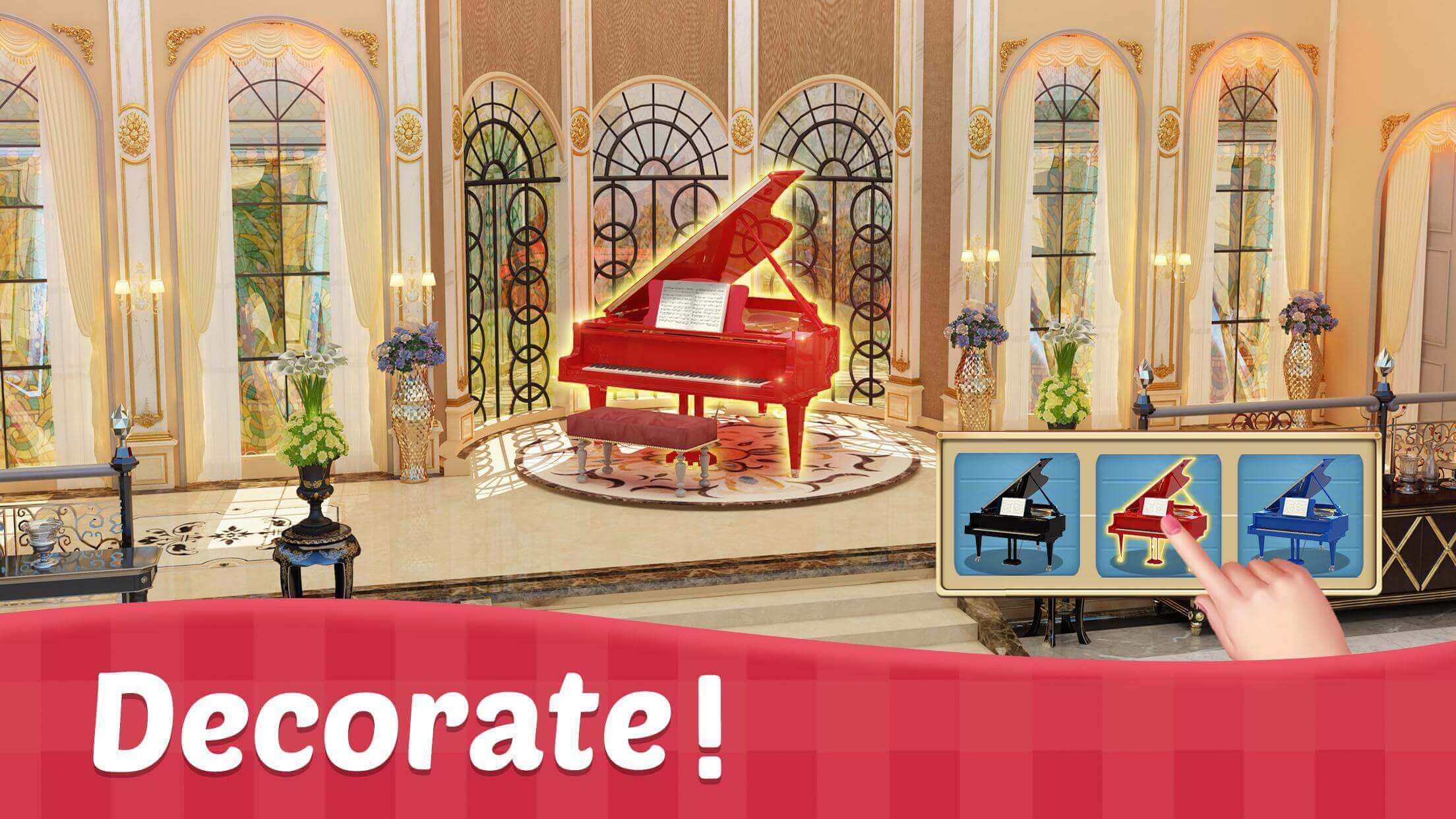 Screenshot Manor Diary APK: Renovasi Manor, Pecahkan Puzzle, dan Bangun Kota