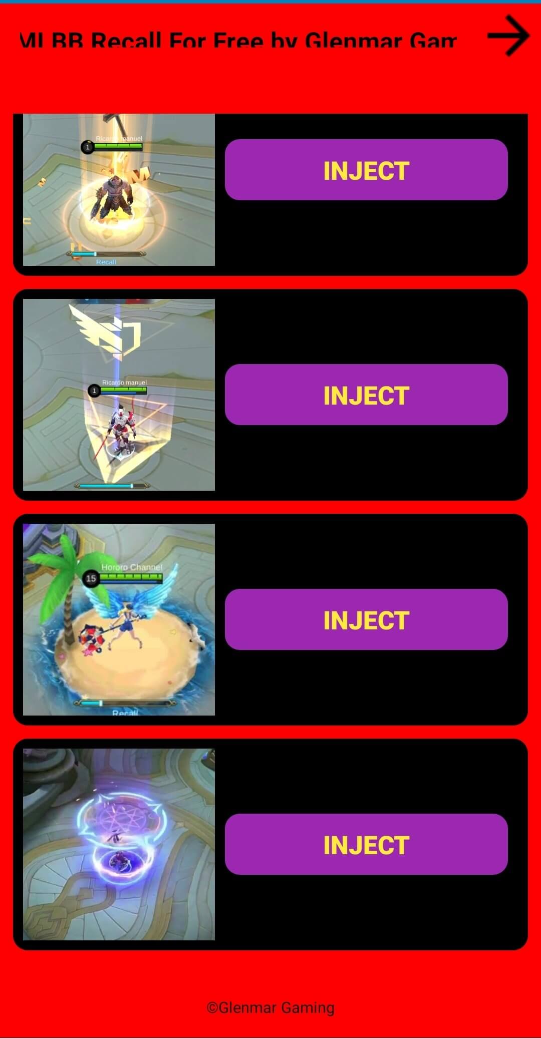 Screenshot Recall Injector APK 5.4