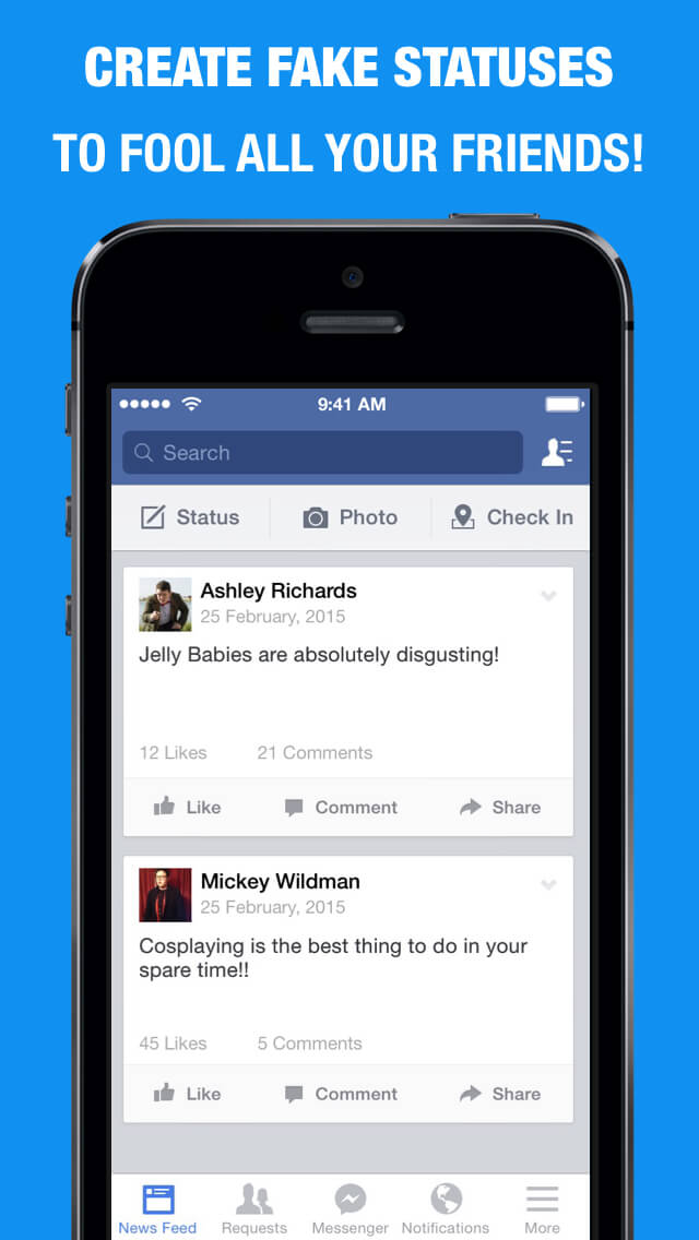 Screenshot Social Dummy APK