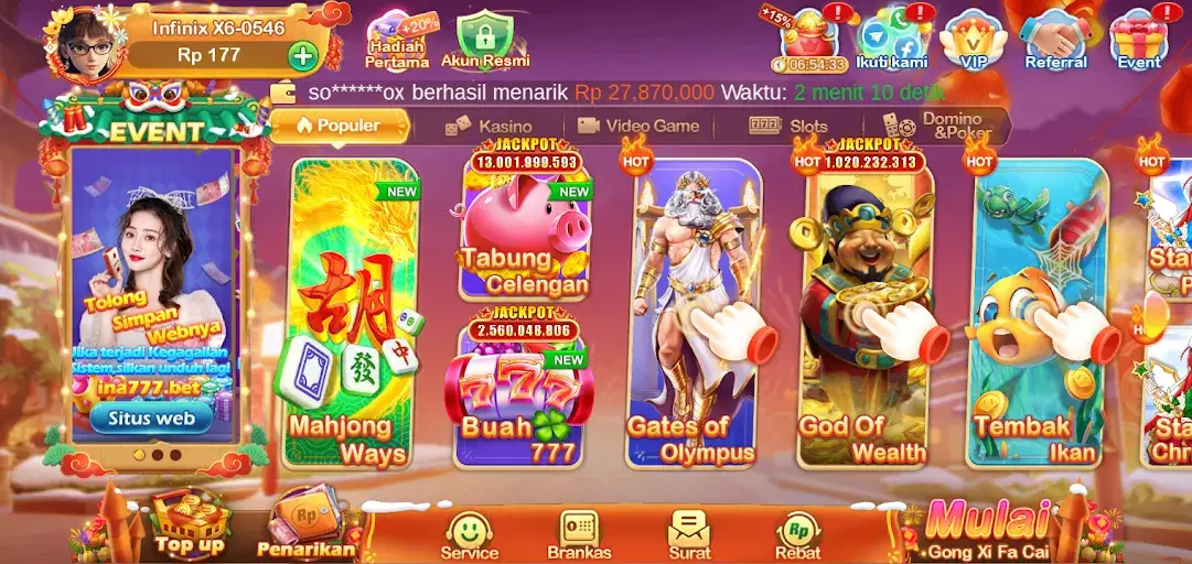 Screenshot INA777 APK v2.1.6 untuk Android