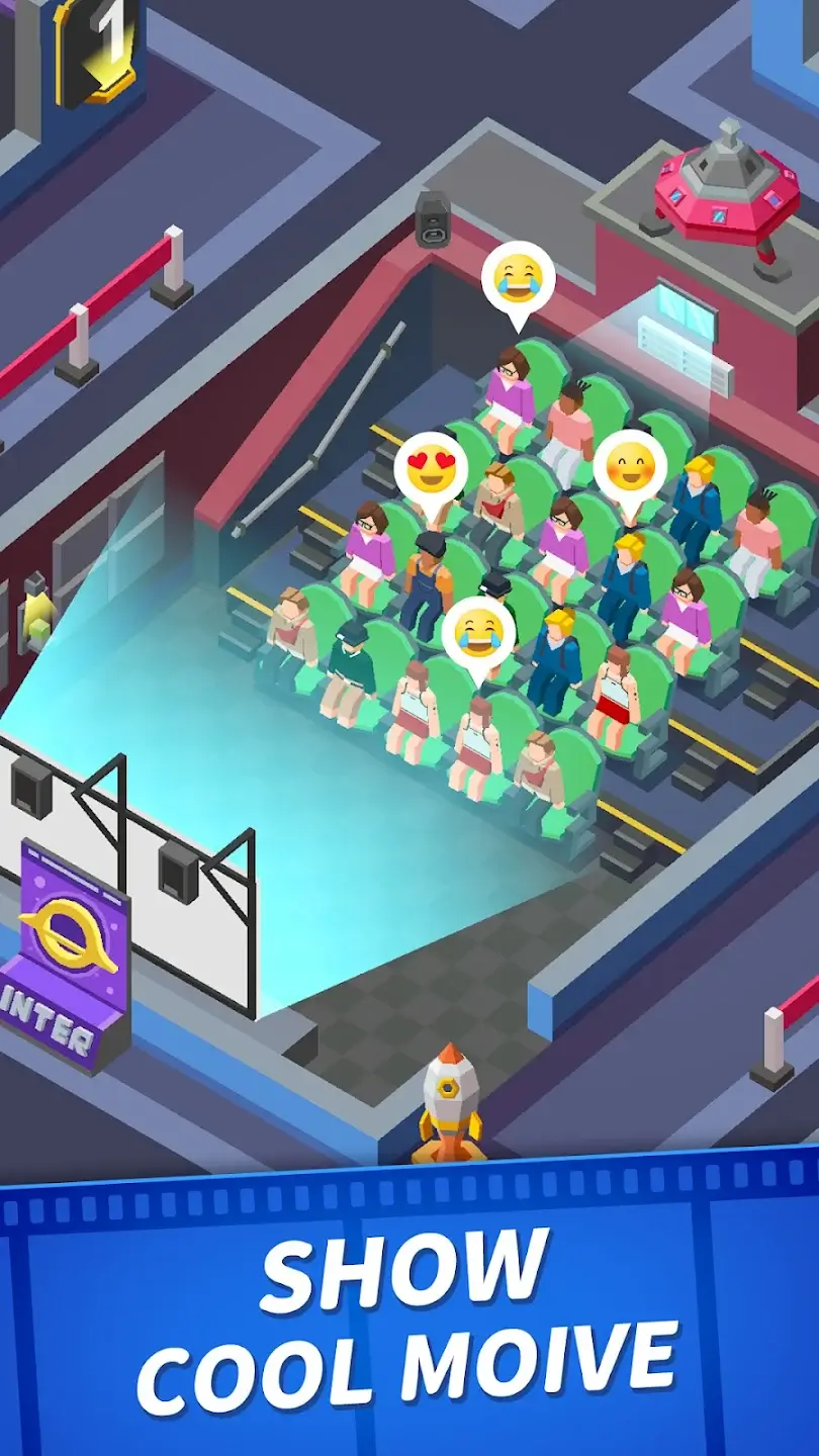 Screenshot Idle Cinema Empire Tycoon APK