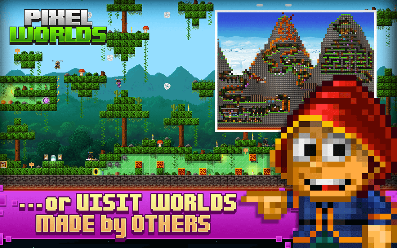 Screenshot Pixel Worlds APK