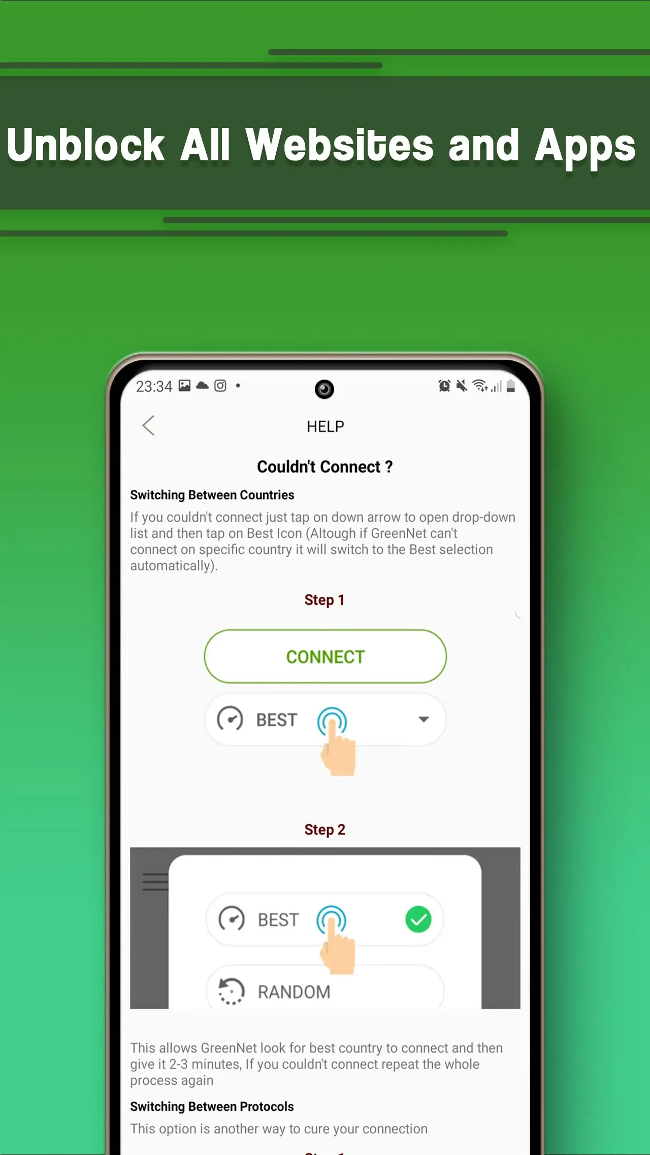 Screenshot GreenNet VPN APK untuk Android