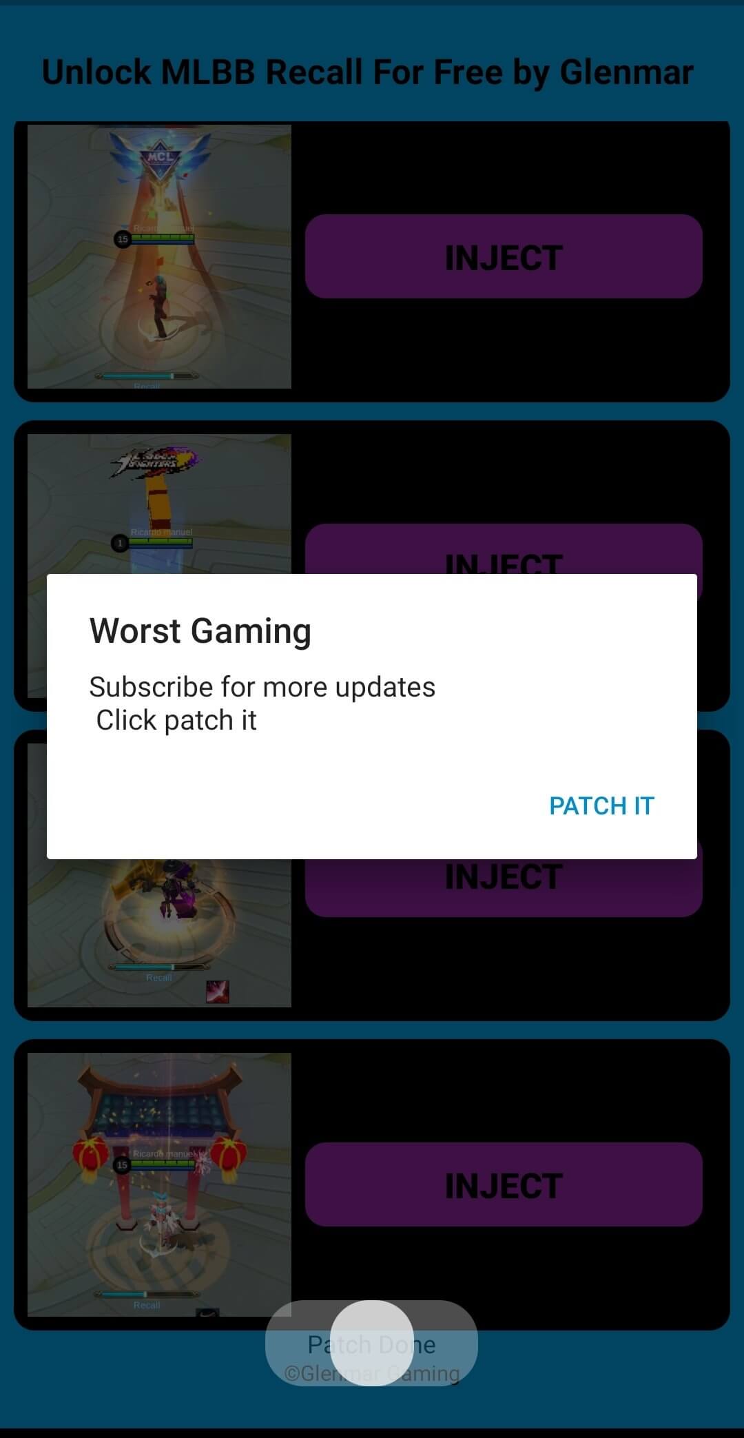 Screenshot Recall Injector APK 5.4