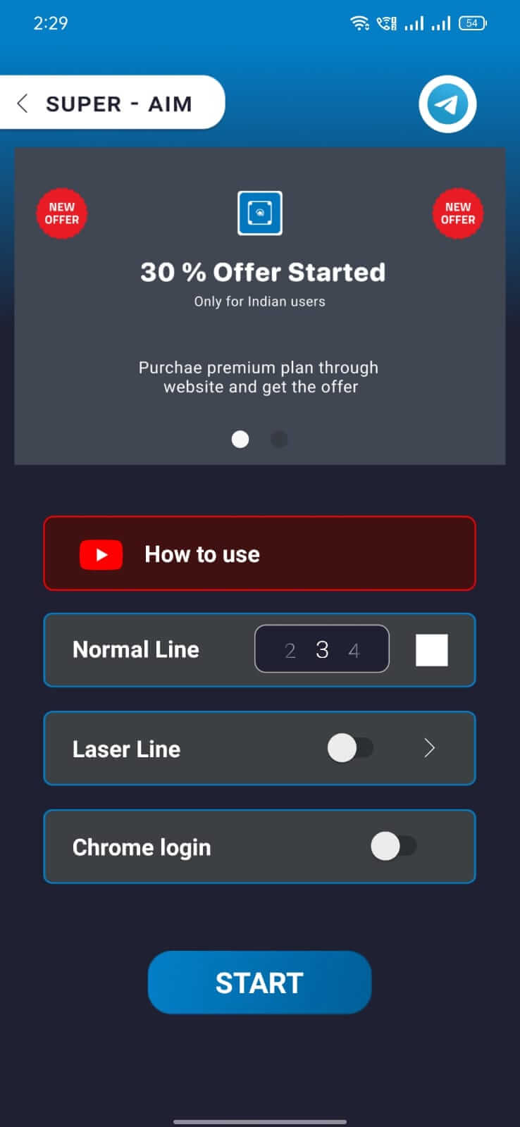 Screenshot bitAIM APK