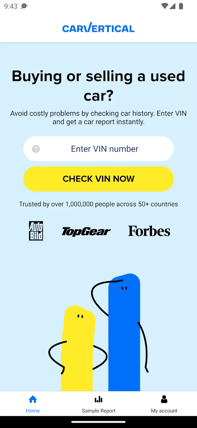 Screenshot carVertical APK