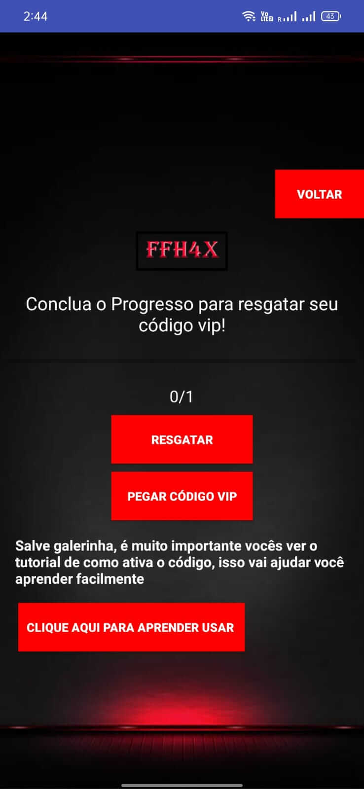 Screenshot FFH4X Regedit APK v145