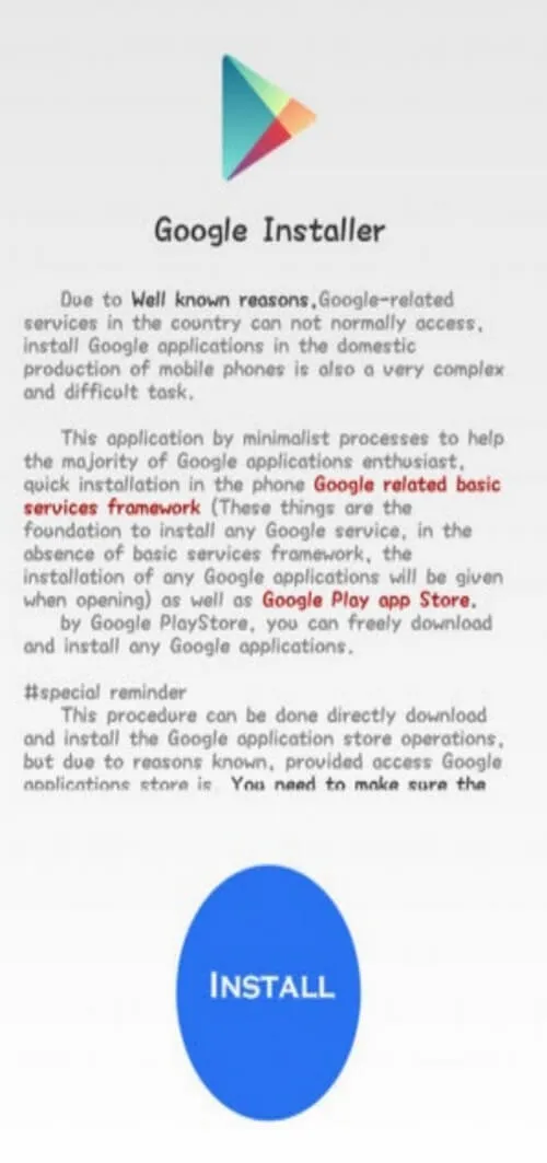 Screenshot Google Installer APK v5.0