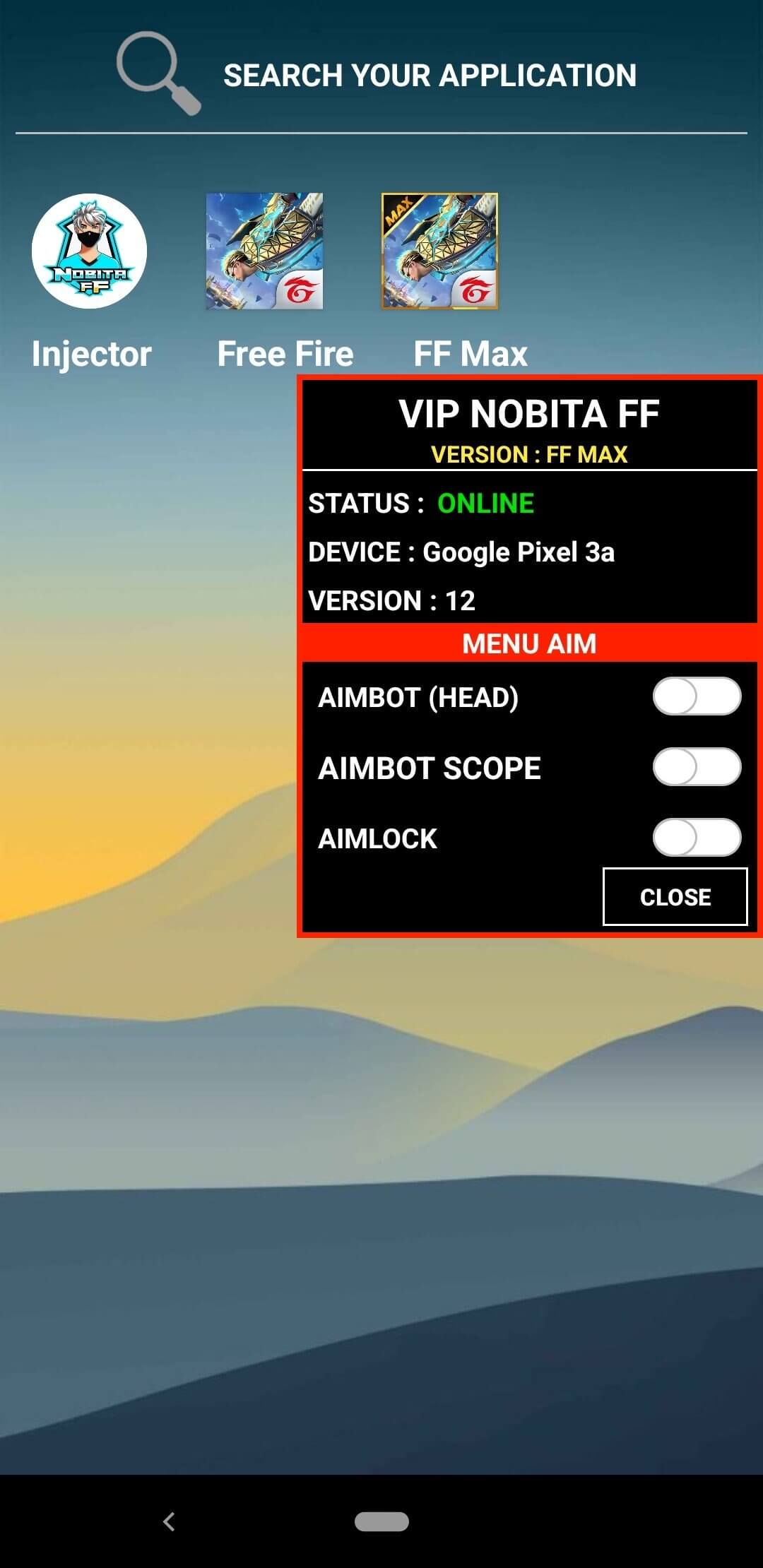 Screenshot Nobita FF APK v1.81